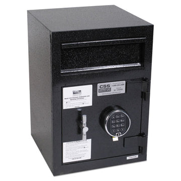 FireKing® Depository Security Safe, 0.95 Cu Ft, 14 X 15.5 X 20, Black freeshipping - TVN Wholesale